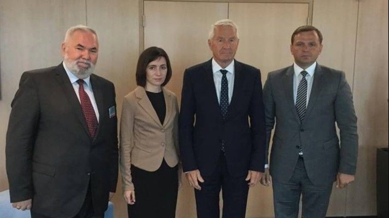 Майя Санду, Андрей Нэстасе и Виорел Чиботару встретились с генеральным секретарем Совета Европы..