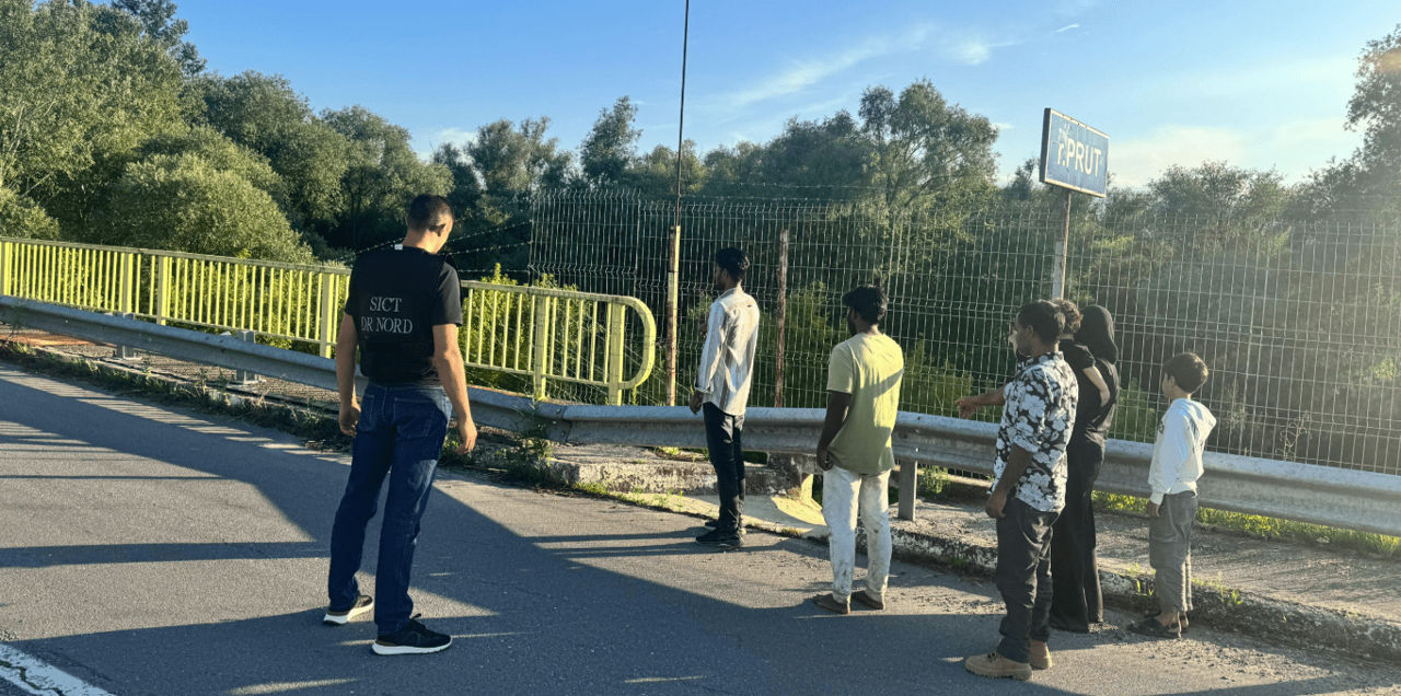 Шестеро иностранцев задержаны вблизи Прута при попытке незаконного пересечения границы.