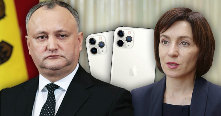 Додон о покупке iPhone: Санду вводит общество в заблуждение.