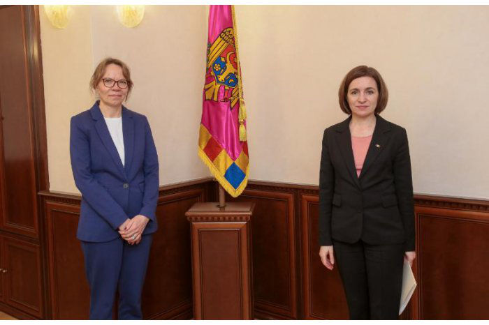 Президент Майя Санду приняла посла Финляндской Республики Марьют Акола.