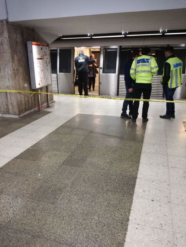 O tânără a murit după ce a fost împinsă în faţa metroului de o femeie.