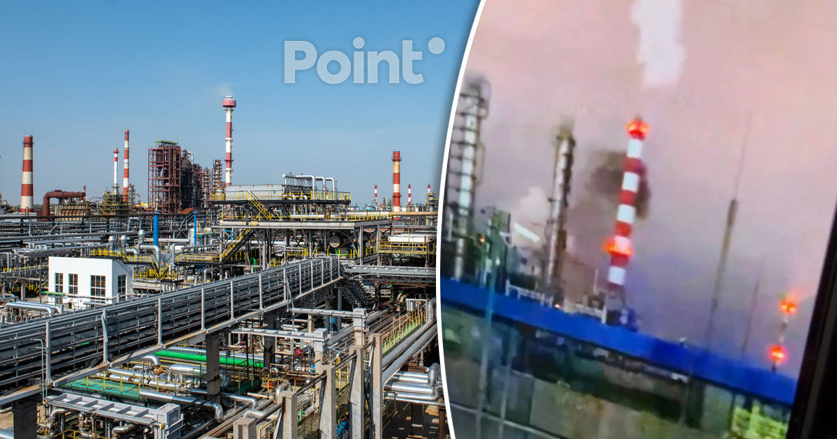 Dronele ucrainene au atacat rafinăria de petrol Rosneft pentru a noua oară în acest an.