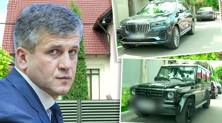 Автомобили Никифорчука и Андронаки были замечены у дома экс-главы СИБ Ботнаря. Коллаж: Point.md