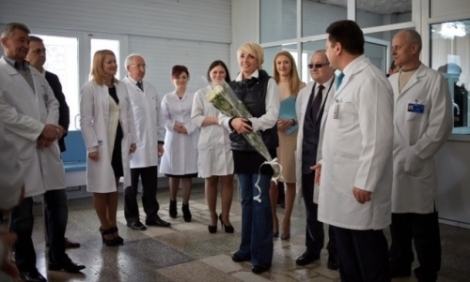 Laima Vaikule a fost în vizită la Institutul Mamei și Copilului.