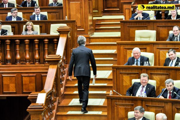 Candidatura lui Iurie Leancă la funcția de premier al Republicii Moldova nu a acumulat voturile necesare pentru a fi învestit. Foto: realitatea.md