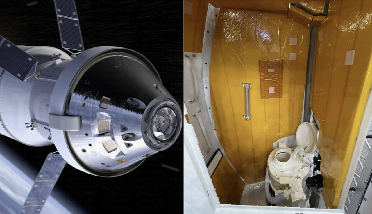 У экипажа "Ориона" возникла проблема с утилизацией жидких отходов.