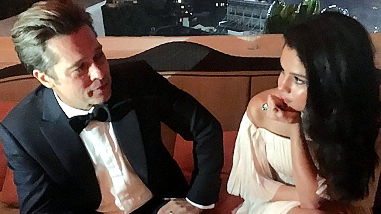 Angelina Jolie ar fi foarte geloasă pe relațiile destul de strânse dintre soțul ei și fosta iubită a lui Justin Bieber. Foto: youtube.com