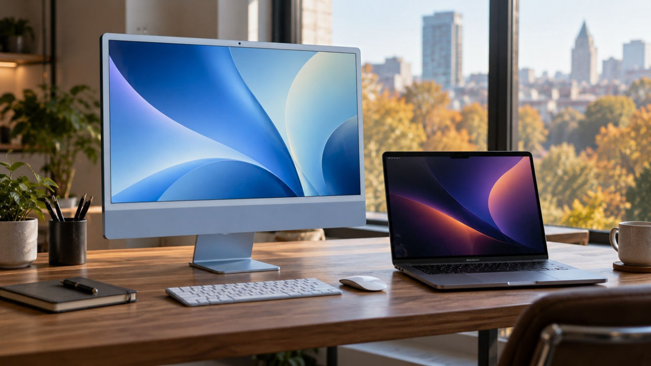 Apple представила обновленные iMac и MacBook Pro.
