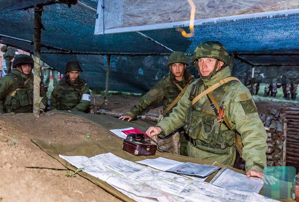 Войска РФ провели накануне на своем стрельбище очередные "занятия". 