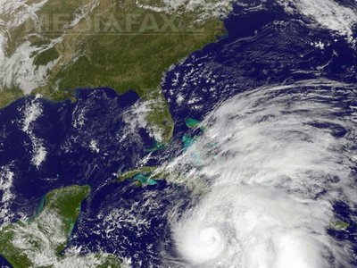 Uraganul Sandy ajunge în Cuba, după ce a traversat Jamaica (Imagine: Mediafax Foto/AFP)