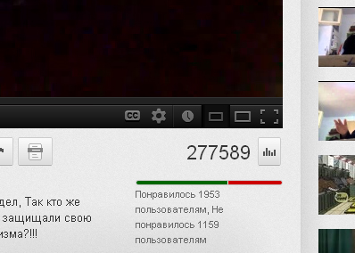 Видео понравилось 1953 пользователям, а не понравилось 1159-ти.