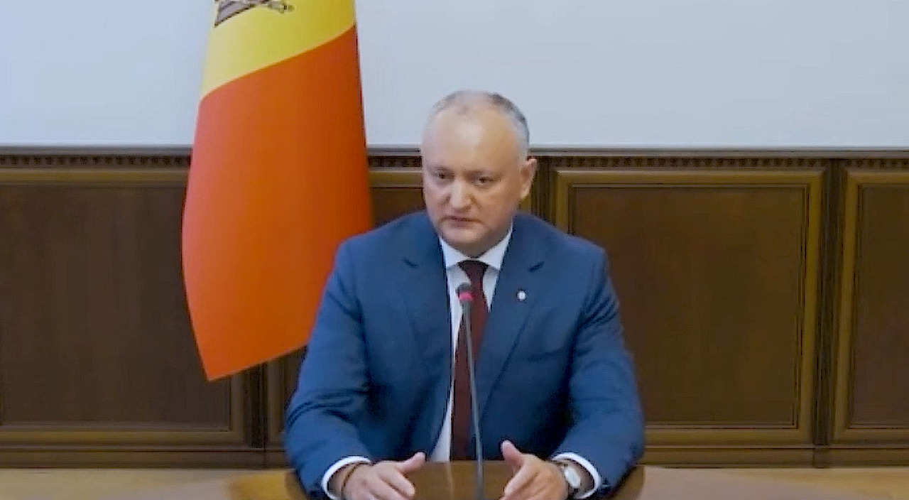 Президент Республики Молдова Игорь Додон. 