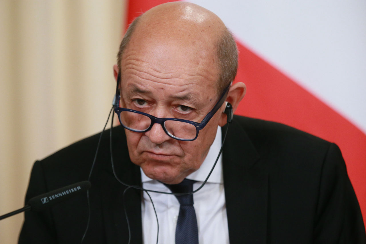 Глава французского МИД Жан-Ив Ле Дриан.