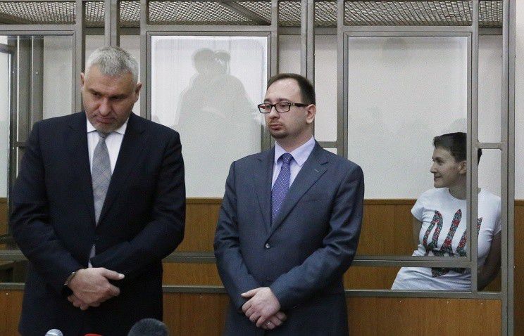 Один из адвокатов украинской летчицы Надежды Савченко Марк Фейгин.