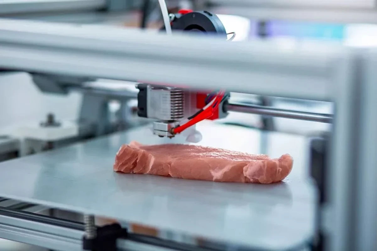 В Израиле на 3D-принтере напечатали мясо рыбы .