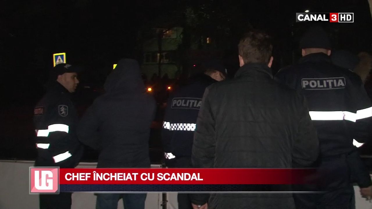 Chef încheiat cu scandal în Capitală. Un individ, în vizorul poliției