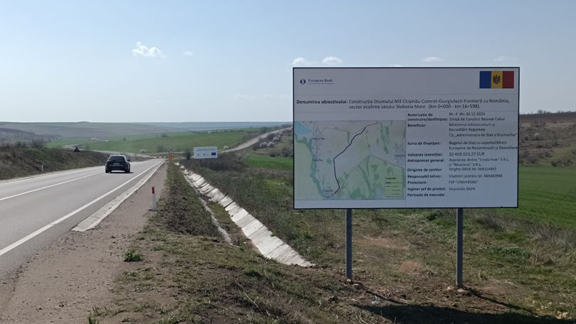 Drumul de ocolire a localității Slobozia Mare intră în reparație: Circulația este restricționată.