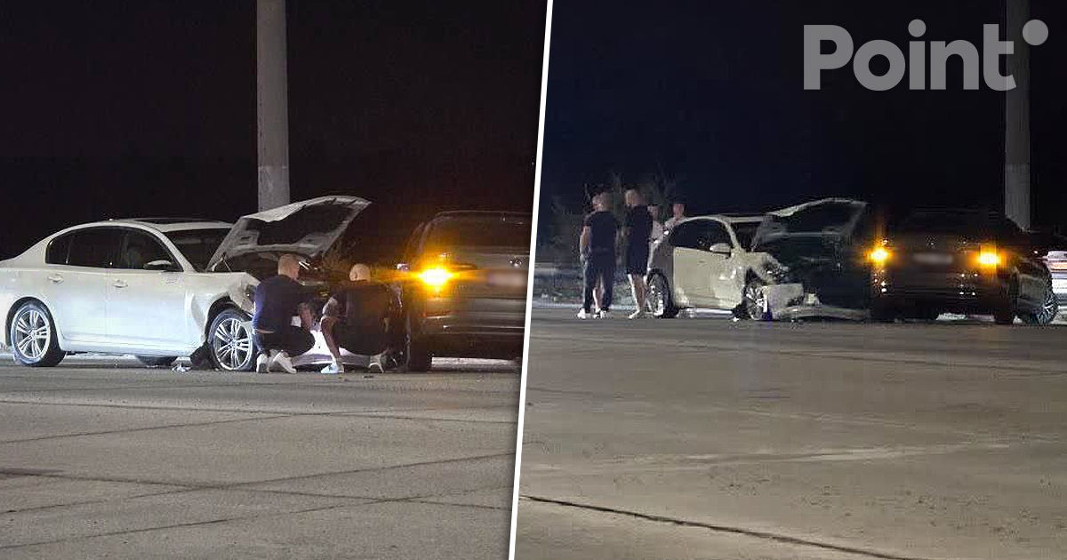 Un Volkswagen și un Infiniti s-au tamponat în Capitală: Un pasager, transportat la spital.
