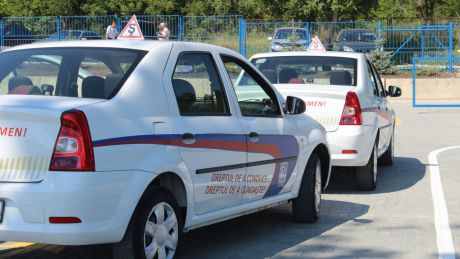 Primul poligon automatizat, unde vor fi susţinute probele practice de şofat, a fost amenajat la Bălţi. Foto: mtid.gov.md
