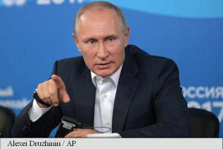 Președintele rus, Vladimir Putin, a semnat un decret privind impunerea de interdicţii Coreei de Nord. Foto: AP Photo