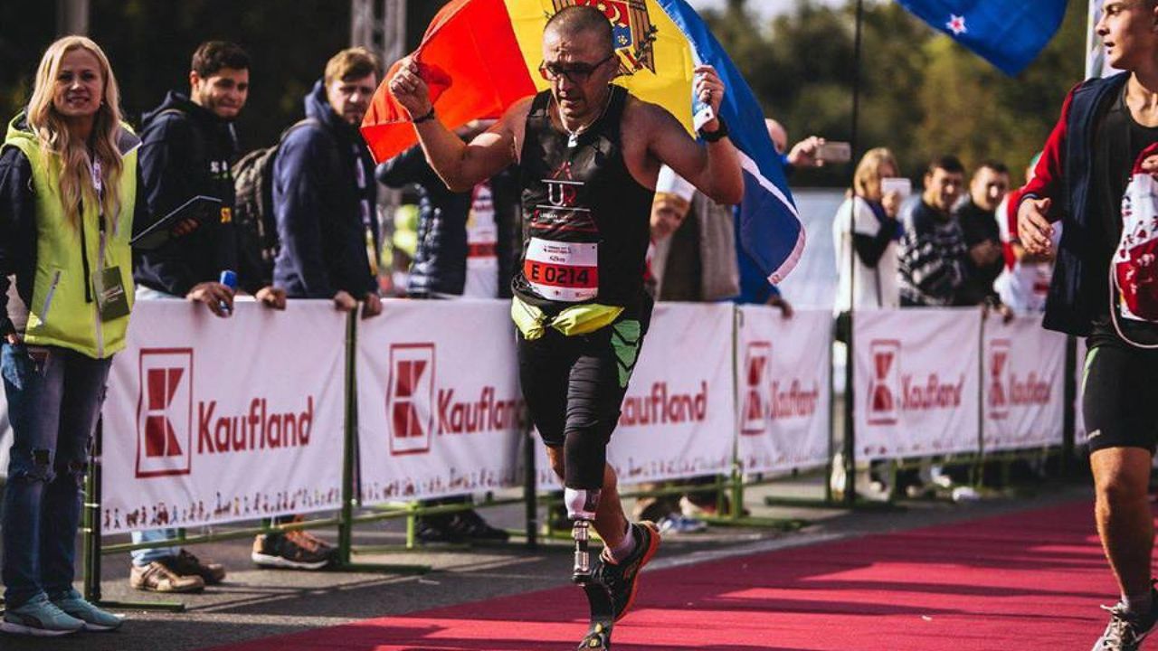 Povestea sportivului fără un picior care şi-a învins destinul. Foto: publika.md