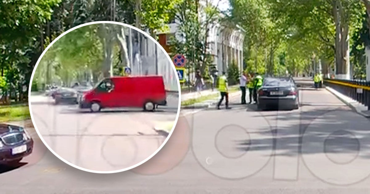 В центре Кишинева на зебре сбили девушку. Коллаж: Point.md