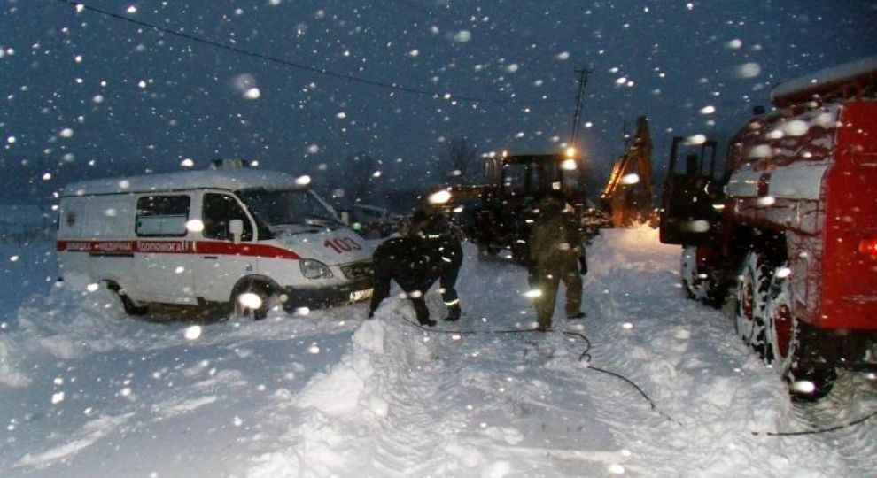 В результате ухудшения погодных условий обесточены 556 населенных пунктов в девяти областях Украины.