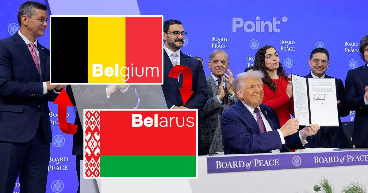 Casa Albă a confundat Belgia cu Belarus în lista membrilor Consiliului pentru Pace.