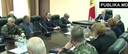 Группа ветеранов-афганцев поддерживает евроинтеграцию Молдовы.
