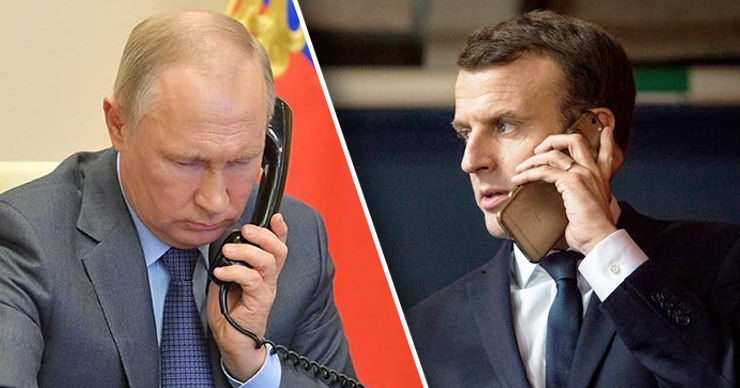 Президент Франции Эмманюэль Макрон позвонил президенту России Владимиру Путину.