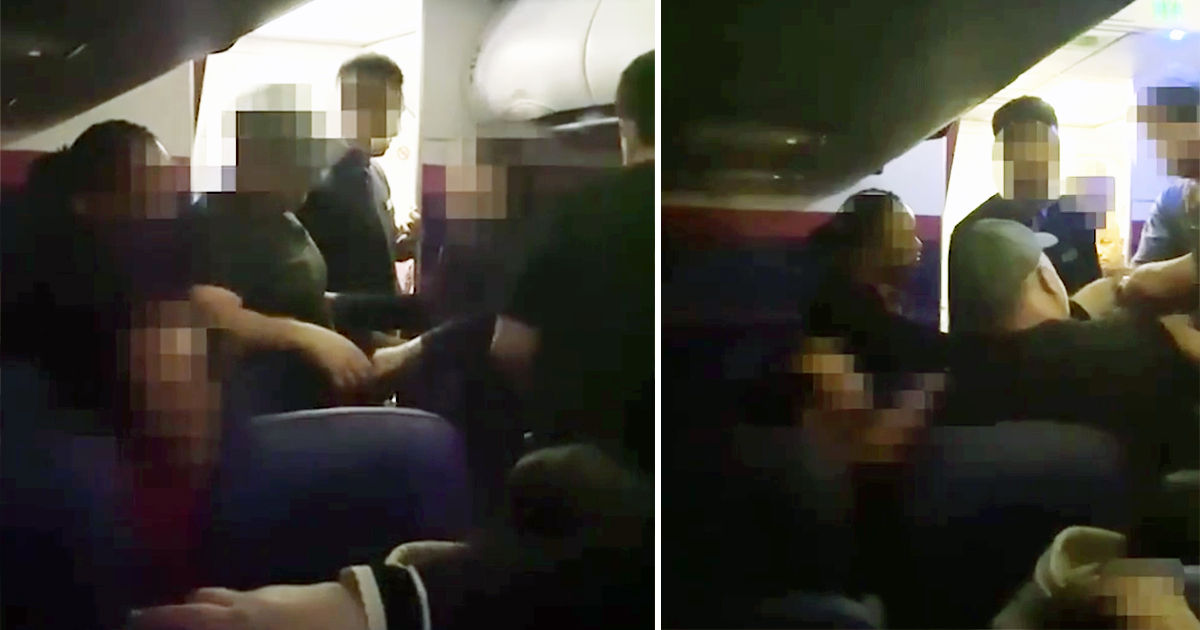 Пассажир самолета подрался с бортпроводником на рейсе Wizz Air в Лондон. Коллаж: Point.md