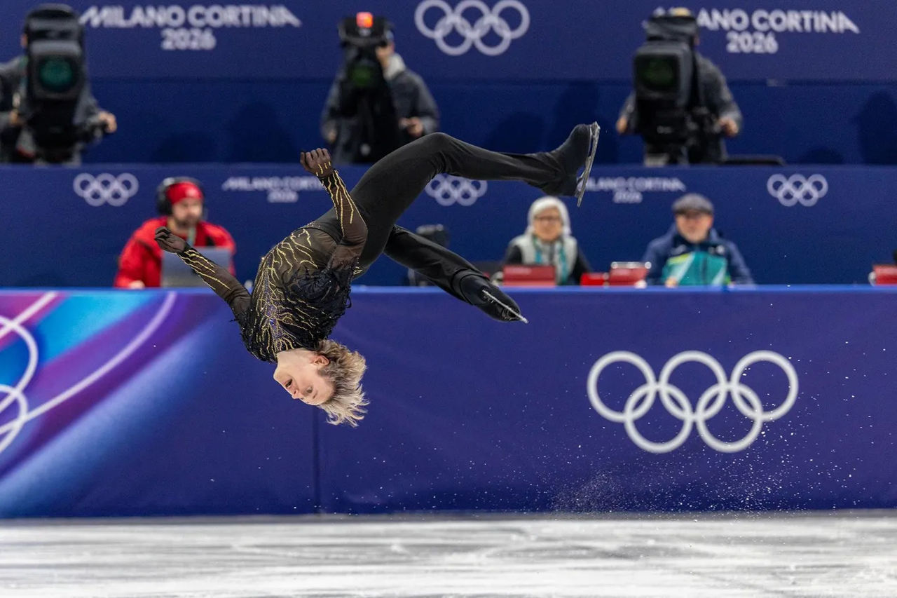 La Jocurile Olimpice, un patinator a executat o săritură înapoi, un element interzis de 50 de ani.