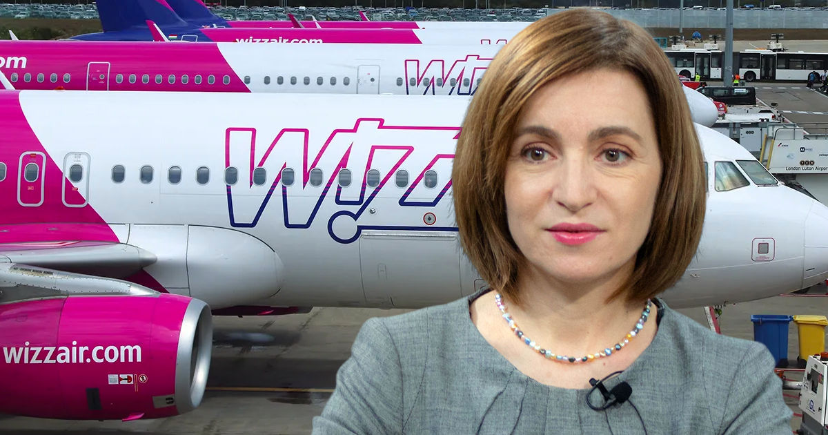Санду: Мы работаем с Wizz Air, чтобы возобновить полеты. Коллаж: Point.md