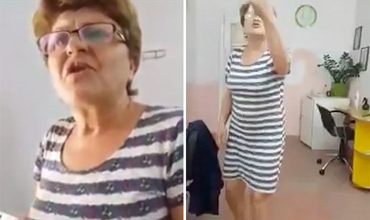 Неадекватное поведение хозяйки салона красоты.