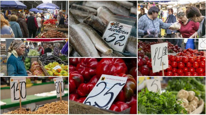 Cât costă cele mai importante produse alimentare în piețele din Capitală