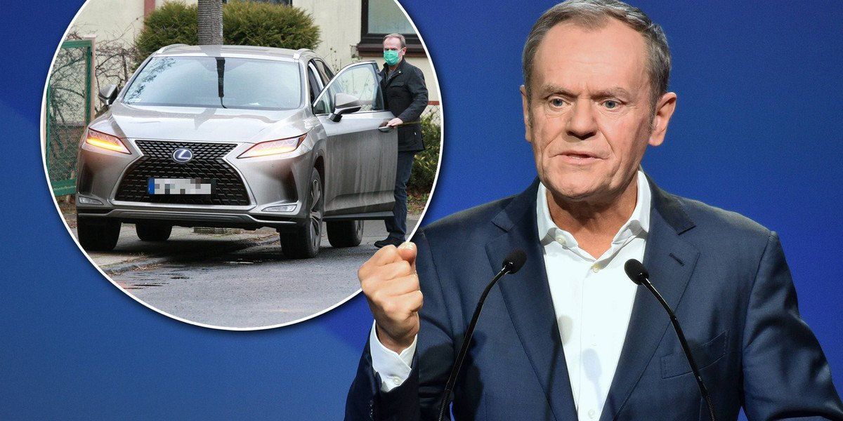 У жены премьера Польши Туска угнали Lexus.