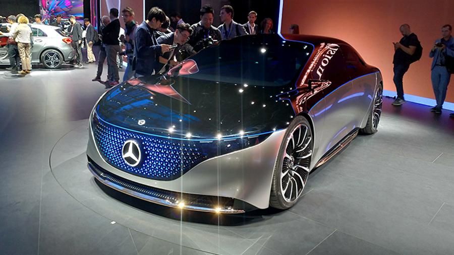 Mercedes-Benz показал концепт нового электромобиля.