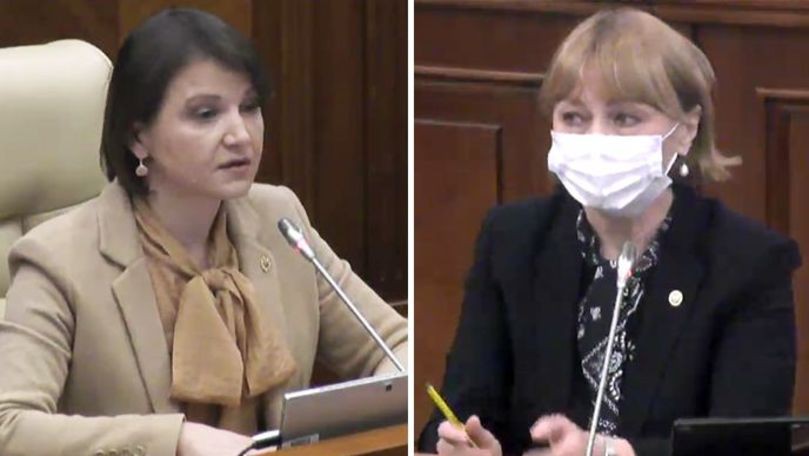 Между депутатом ПСРМ и Немеренко возник спор из-за присутствия детей в парламенте.