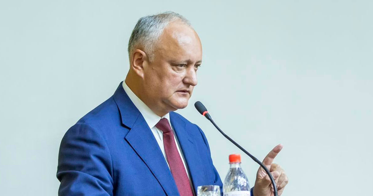 Dodon: Maia Sandu le-a dat indicații procurorilor să se ocupe de opoziție.