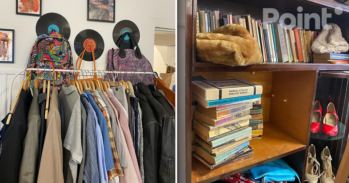 O moldoveancă a deschis un magazin vintage la Timișoara.