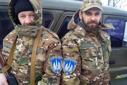 Добровольческая рота «Торнадо» в составе МВД Украины была создана в октябре 2014 года на базе батальона «Шахтерск». Фото: 112.ua
