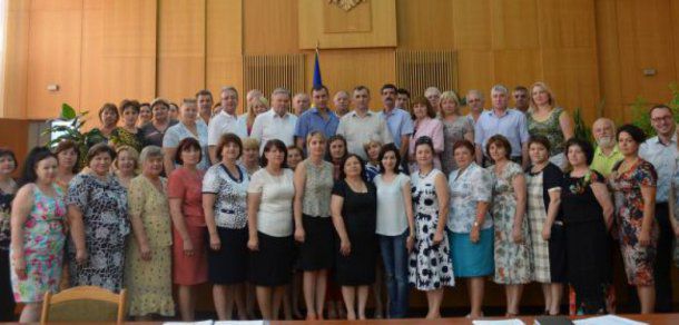 Maia Sandu și-a luat astăzi rămas bun de la Ministerul Educației. Foto: edu.md