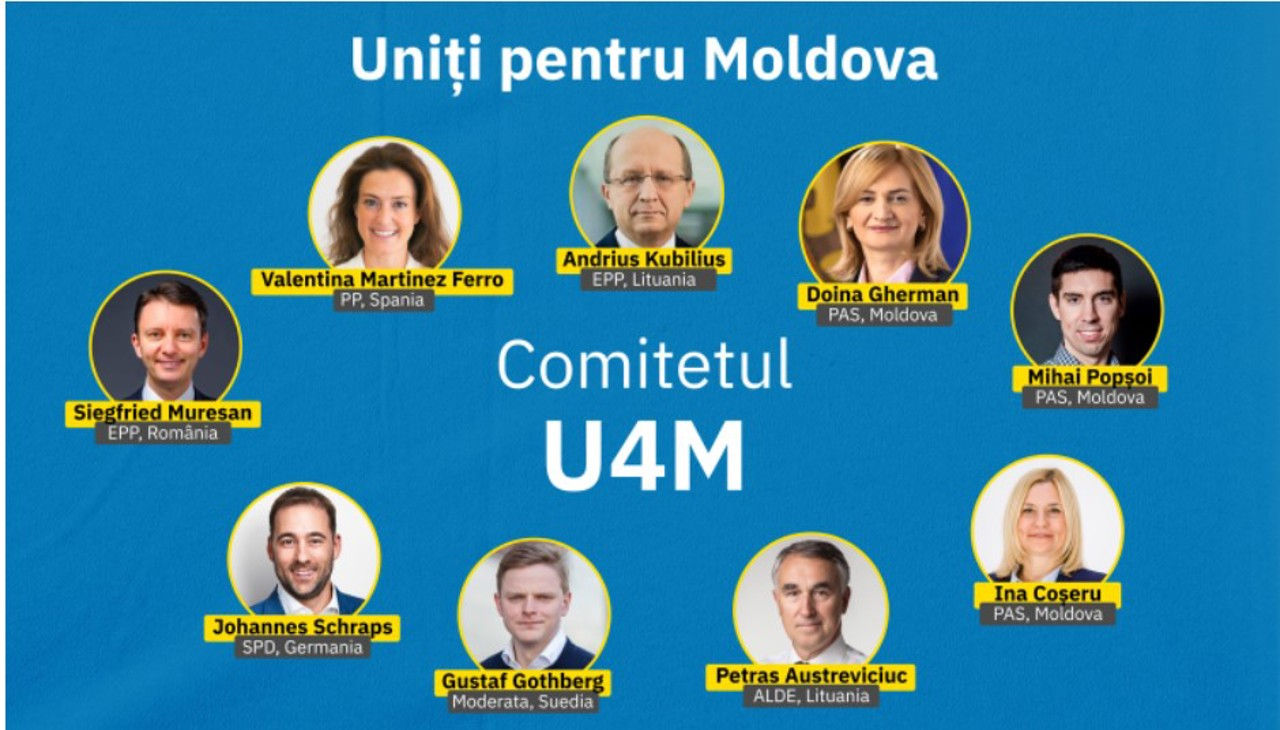 Члены Европейского парламента создали сеть "Объединенные за Молдову".