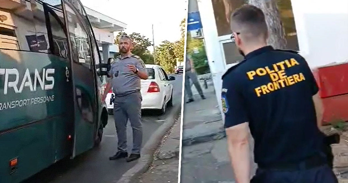 Автобус с молдаванами задержали на таможне в Румынии: Граждане ЕС в приоритете. Коллаж: Point.md