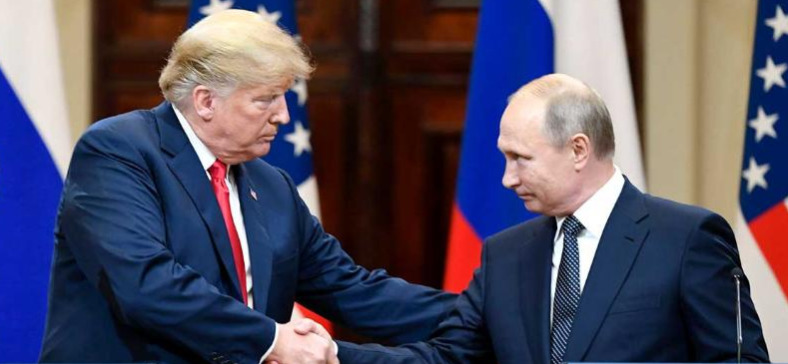 Путин поблагодарил Трампа за помощь в предотвращении терактов в России.