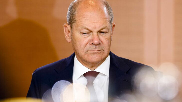 Канцлер Германии Олаф Шольц.