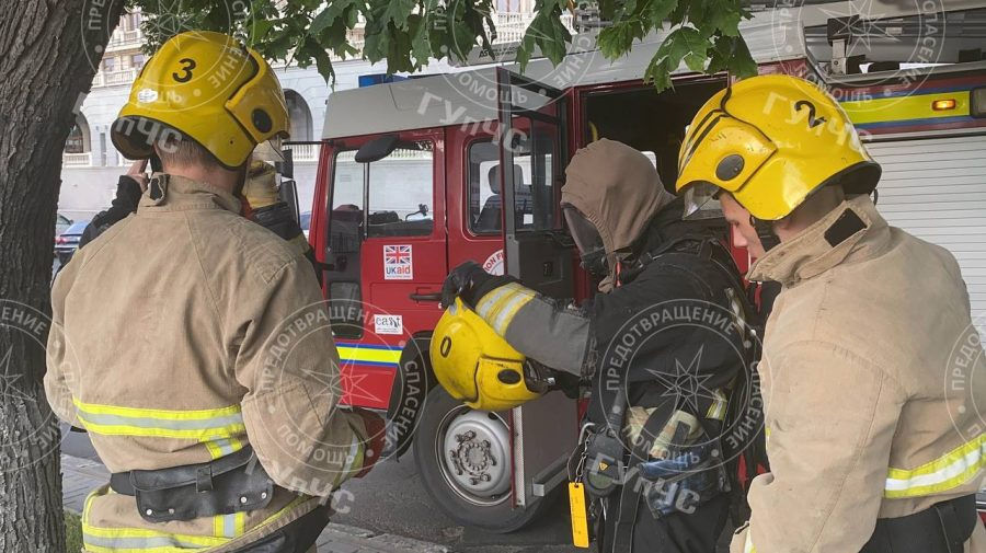 В насосном отделе “поющего фонтана” в Тирасполе произошло возгорание.