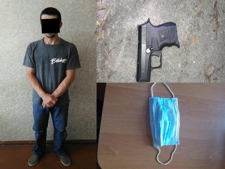 Задержан подозреваемый в совершении двух вооруженных ограблений в столице.