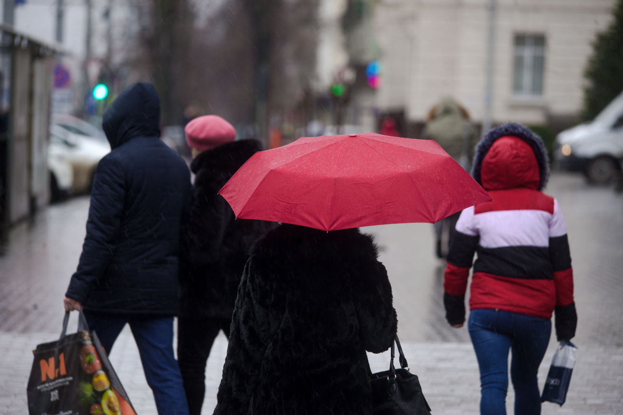 В субботу в Молдове прогнозируют небольшой дождь.
