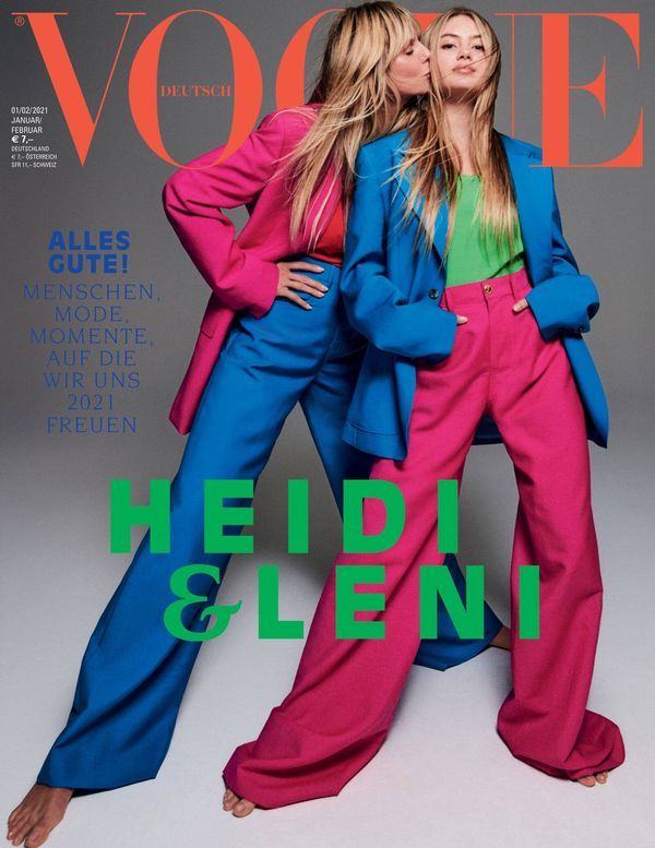 Дочь модели Хайди Клум появилась на обложке Vogue вместе с мамой.